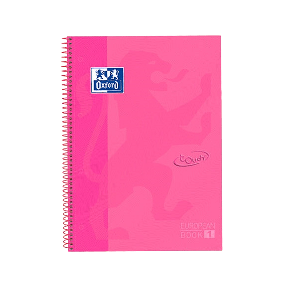 Cuaderno Oxford Touch EuropeanBook 1 A4 80h 90gr Lavanda