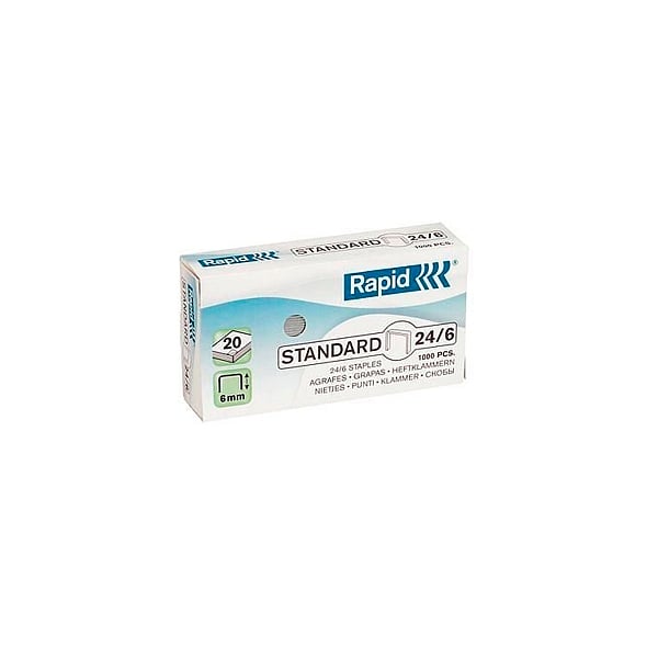 Grapas Rapid 246 standard Caja 1000 unidades