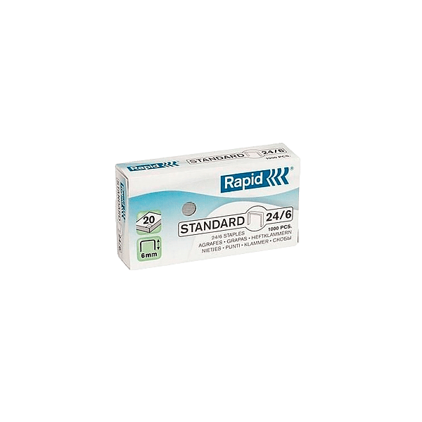 Grapas Rapid 246 standard Caja 1000 unidades