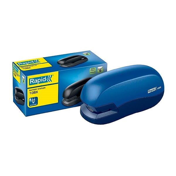 Grapadora Eléctrica Contactless Rapid 10BX Color Azul