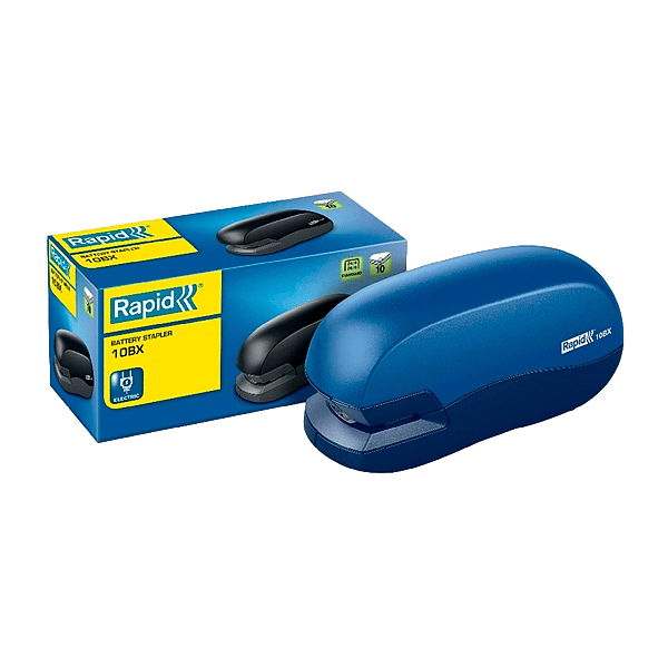 Grapadora Eléctrica Contactless Rapid 10BX Color Azul