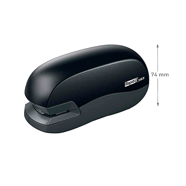 Grapadora Eléctrica Contactless Rapid 20EX Fixativ Color Negro