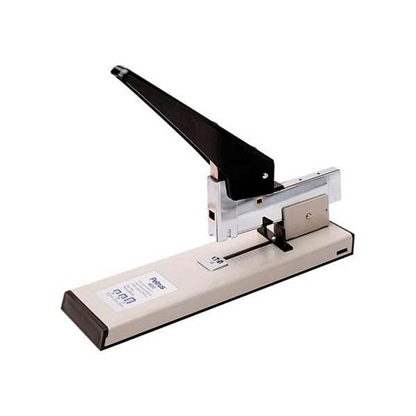 Petrus 1600 Grapadora de gruesos para grapas 24 26 y 27  Metalica color Negro Gris