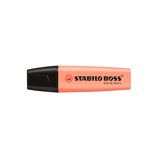 Marcador Fluorescente Stabilo Boss color Naranja Melocot