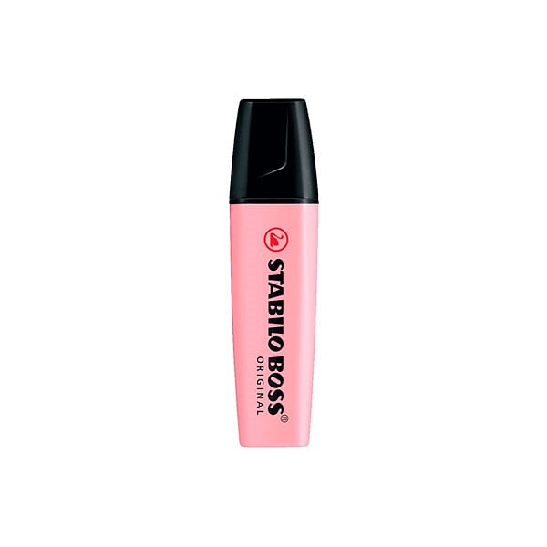 Marcador Fluorescente Stabilo Boss color Rubor Rosa