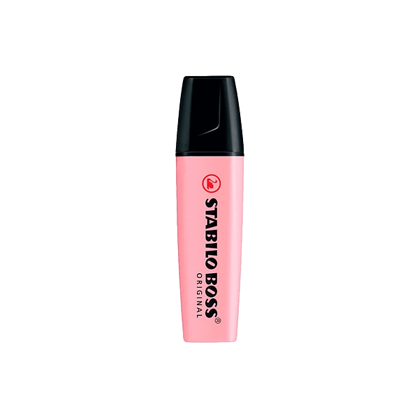 Marcador Fluorescente Stabilo Boss color Rubor Rosa