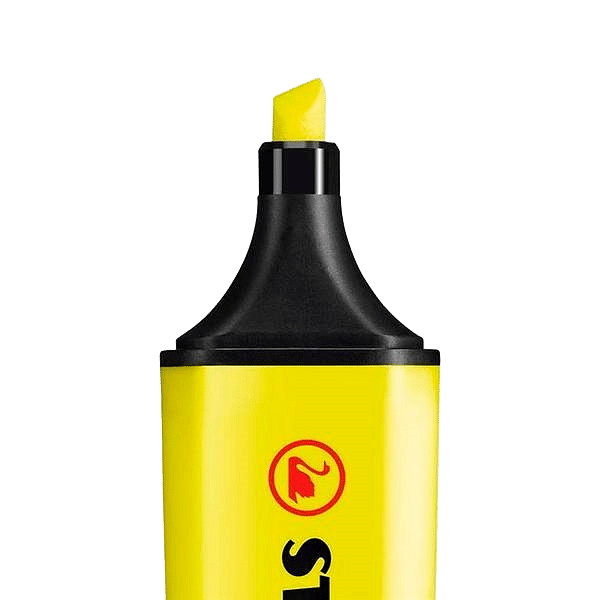 Marcador Fluorescente Stabilo Boss color Amarillo