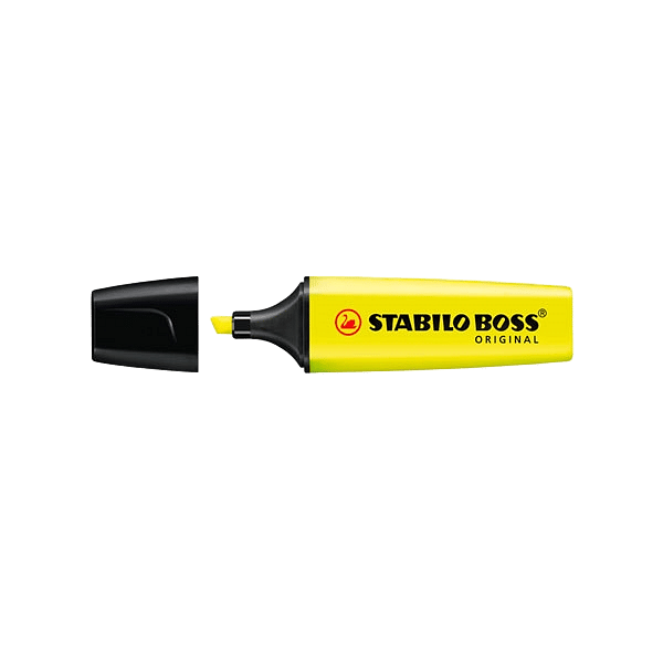 Marcador Fluorescente Stabilo Boss color Amarillo