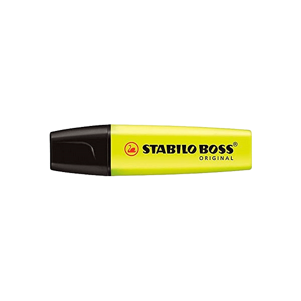 Marcador Fluorescente Stabilo Boss color Amarillo