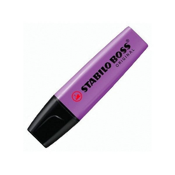 Marcador Fluorescente Stabilo Boss color Lavanda