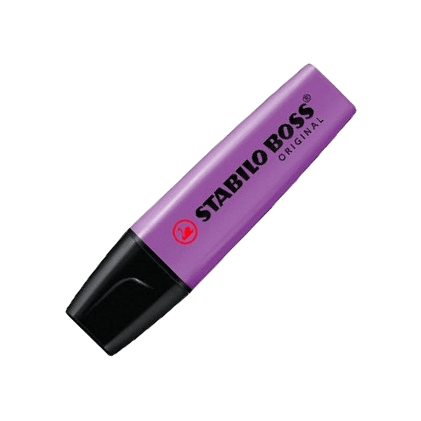 Marcador Fluorescente Stabilo Boss color Lavanda