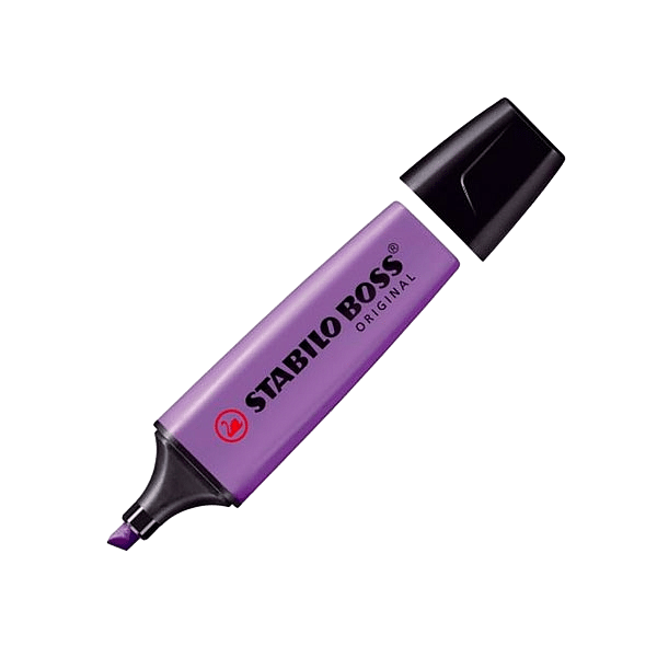 Marcador Fluorescente Stabilo Boss color Lavanda