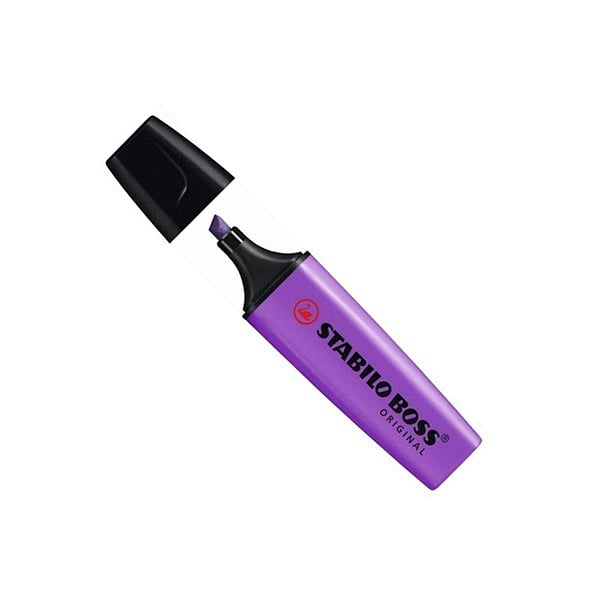 Marcador Fluorescente Stabilo Boss color Lavanda