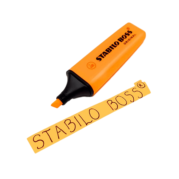 Marcador Fluorescente Stabilo Boss color Naranja