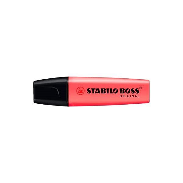 Marcador Fluorescente Stabilo Boss color Rosa