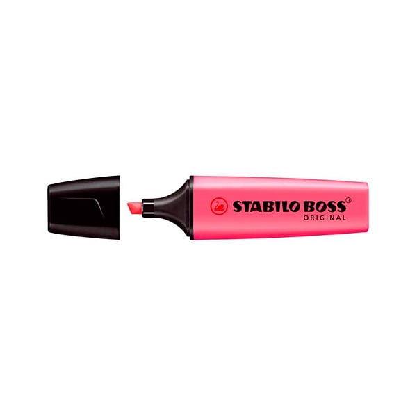 Marcador Fluorescente Stabilo Boss color Rosa