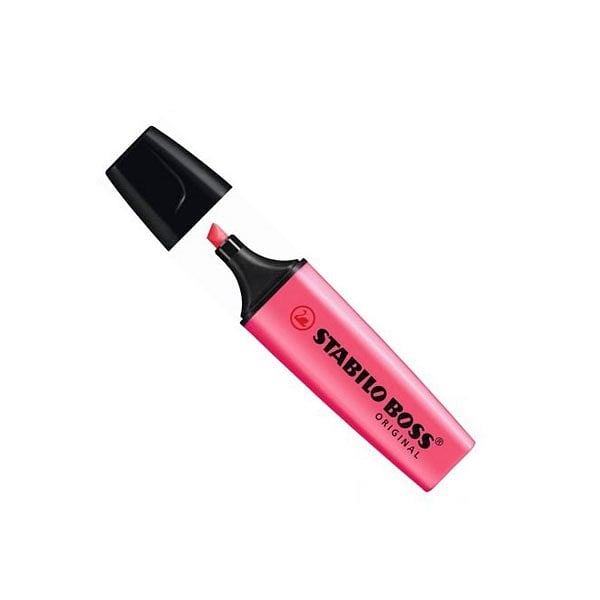 Marcador Fluorescente Stabilo Boss color Rosa