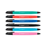 Stabilo Gel Exxx Negro Recargable con Goma  Bolígrafo