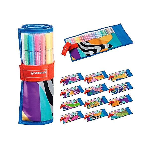 Stabilo Estuche 25 rotuladores Pen 68 Rollerset