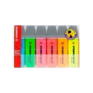 Stabilo Estuche 6 Marcadores Fluorescentes