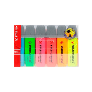 Stabilo Estuche 6 Marcadores Fluorescentes