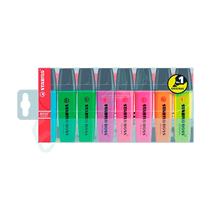 Stabilo Estuche 8 Marcadores Fluorescentes