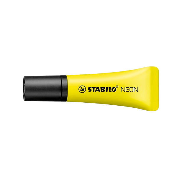 Marcador Fluorescente Stabilo Neon color Amarillo