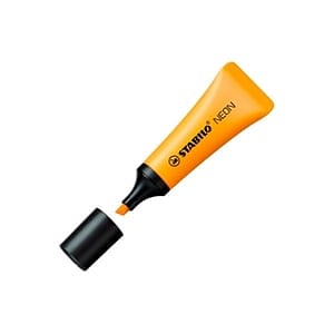Marcador Fluorescente Stabilo Neon color Naranja