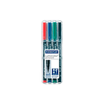 Rotulador Permanente Staedtler Lumocolor Punta 04mm pack 4