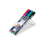 Rotulador Permanente Staedtler Lumocolor Punta 04mm pack 4