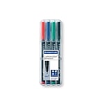 Rotulador Permanente Staedtler Lumocolor Punta 06mm pack 4