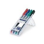 Rotulador Permanente Staedtler Lumocolor Punta 06mm pack 4