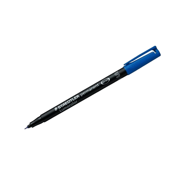 Rotulador Permanente Staedtler Lumocolor Punta 04mm Azul