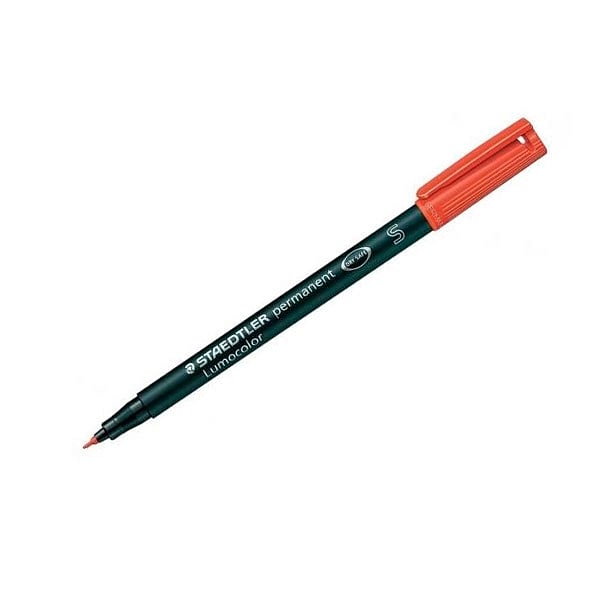 Rotulador Permanente Staedtler Lumocolor Punta 04mm Rojo