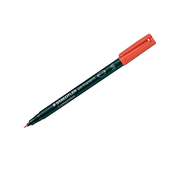 Rotulador Permanente Staedtler Lumocolor Punta 04mm Rojo