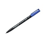Rotulador Permanente Staedtler Lumocolor Punta 0.6mm Azul