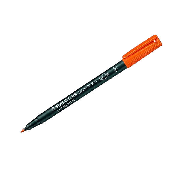 Rotulador Permanente Staedtler Lumocolor Punta 06mm Naranja