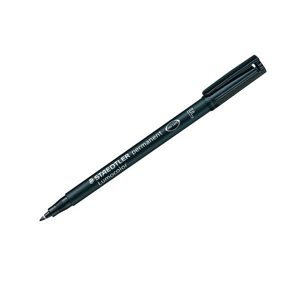 Rotulador Permanente Staedtler Lumocolor Punta 06mm Negro