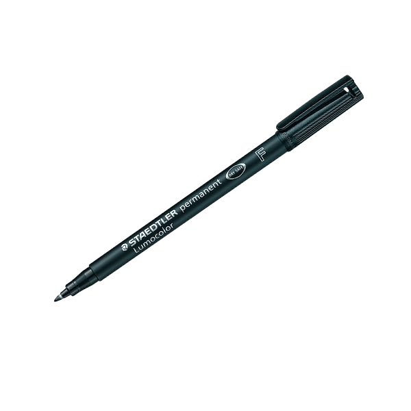 Rotulador Permanente Staedtler Lumocolor Punta 06mm Negro