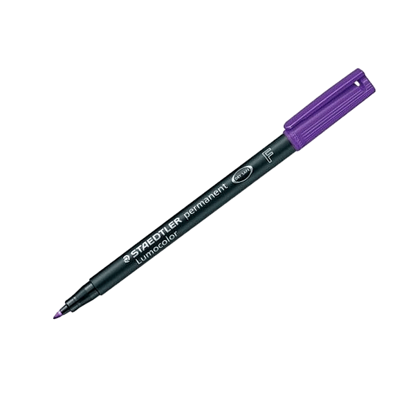 Rotulador Permanente Staedtler Lumocolor Punta 06mm Violeta