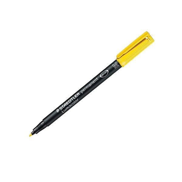 Rotulador Permanente Staedtler Lumocolor Punta 1mm Amarillo