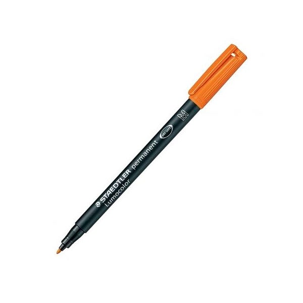 Rotulador Permanente Staedtler Lumocolor Punta 1mm Naranja