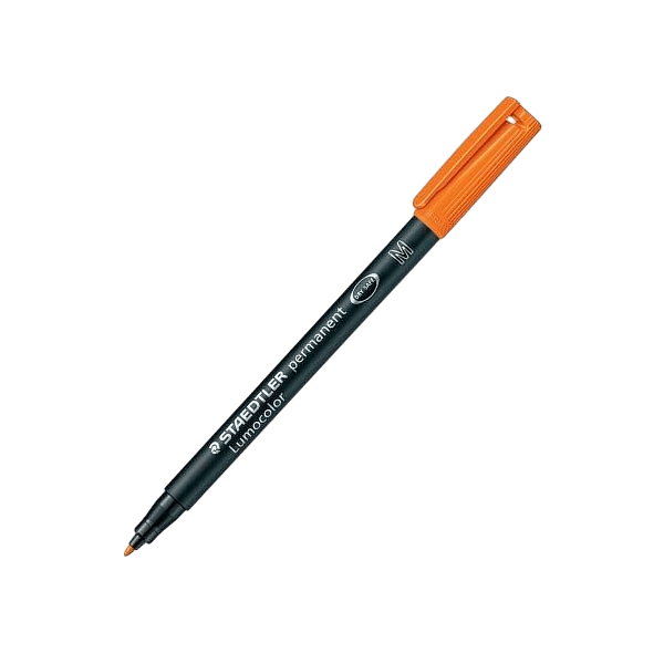 Rotulador Permanente Staedtler Lumocolor Punta 1mm Naranja