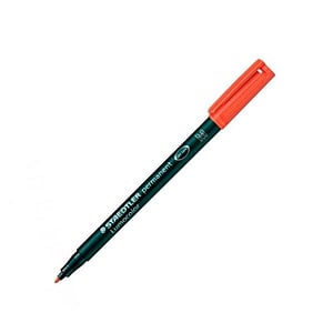Rotulador Permanente Staedtler Lumocolor Punta 1mm Rojo