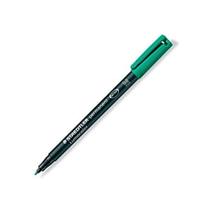 Rotulador Permanente Staedtler Lumocolor Punta 1mm Verde