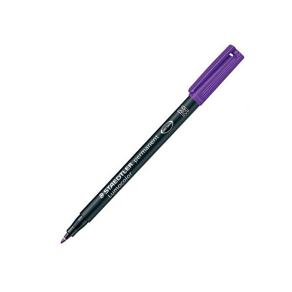 Rotulador Permanente Staedtler Lumocolor Punta 1mm Violeta