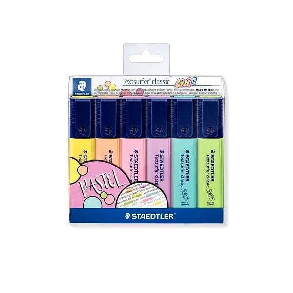 Estuche Marcadores Fluorescentes Staedtler Textsurfer Pastel