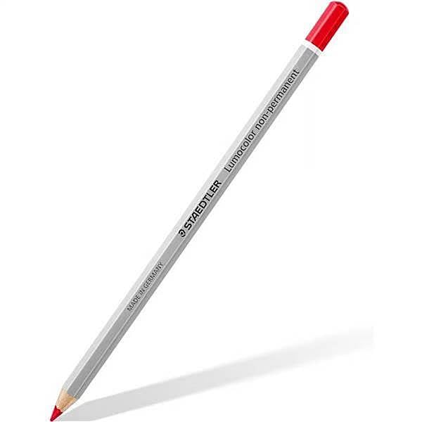 Lápiz NoPermanente Staedtler Lumocolor Omnichrom  Lapiz de color Rojo 12 Unidades