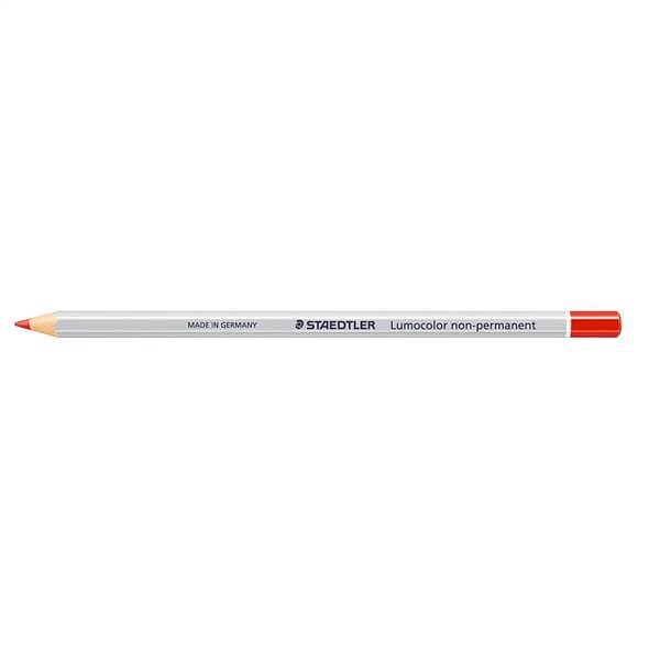 Lápiz NoPermanente Staedtler Lumocolor Omnichrom  Lapiz de color Rojo 12 Unidades