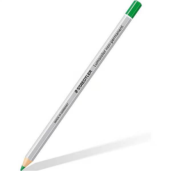 Lápiz NoPermanente Staedtler Lumocolor Omnichrom  Lapiz de color Verde 12 Unidades